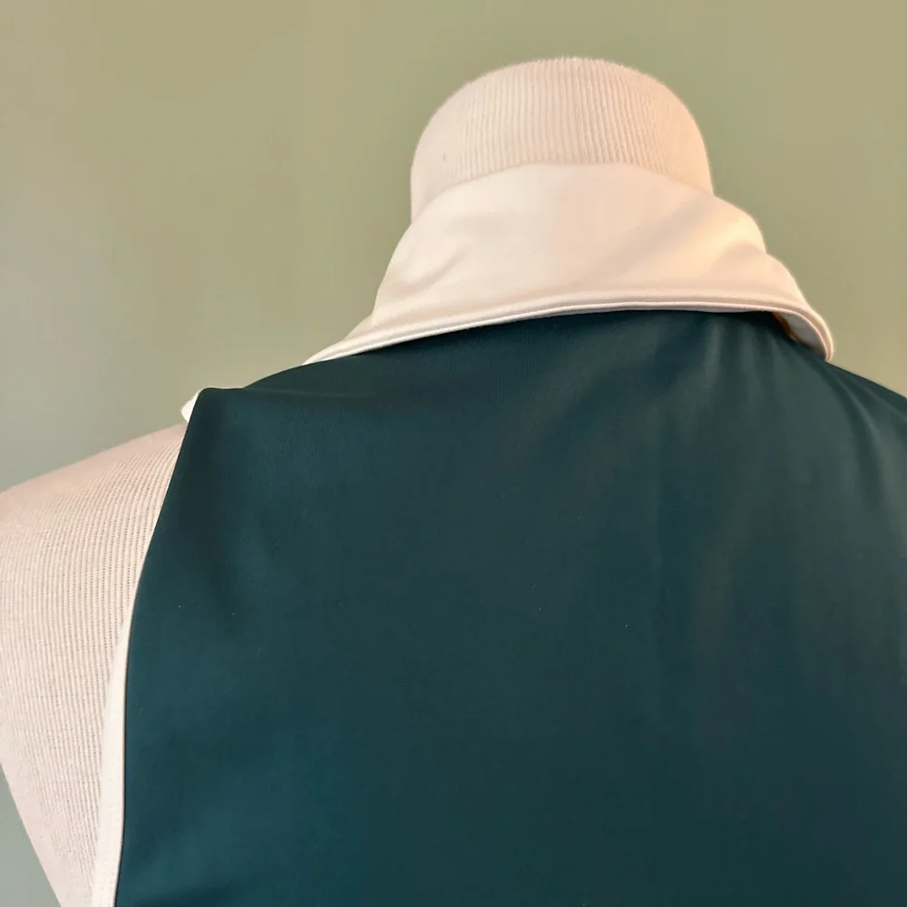 Green and White Sleeveless dress reformation large - Picture 7 of 13